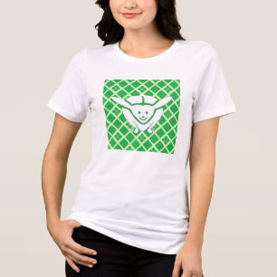 Lilla japansk kanin, grönt tee shirt