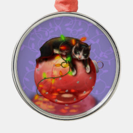 Lilla julklapp Ljus Garland Winter Magic Julgransprydnad Metall