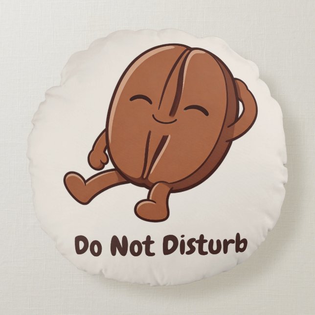 Lilla Kaka – Drivs av Kaffe Rund Kudde (Framsidan)