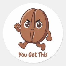 Lilla Kaka – Drivs av Kaffe Runt Klistermärke