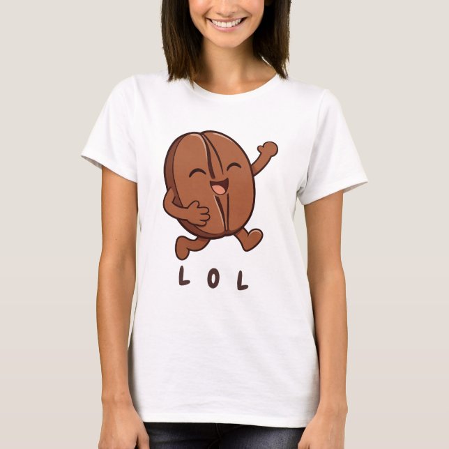 Lilla Kaka – Drivs av Kaffe T Shirt (Framsida)
