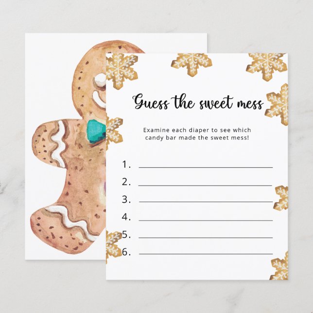 Lilla kaka - Gissa  spel. (Fram/baksida)