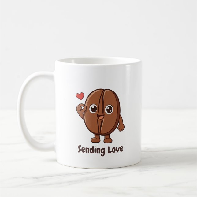 Lilla Kaka – Skicka kärlek Kaffemugg (Vänster)