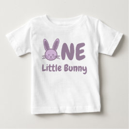 Lilla kanin 1-års födelsedag t shirt