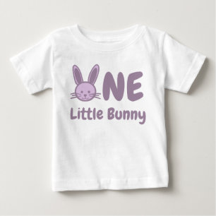 Lilla kanin 1-års födelsedag t shirt