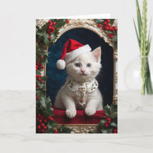 Lilla Kitty Tomte Tack Kort