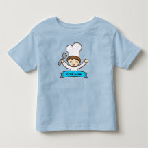 "Lilla kocken" grafisk t-shirt för barn
