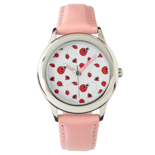 Lilla Ladybugs Armbandsur (Framsida)