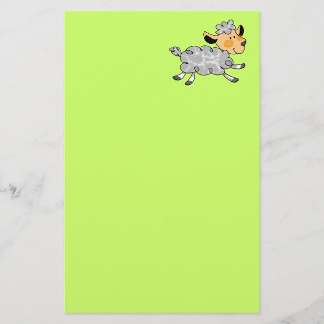 Lilla lamm brevpapper (Framsida)