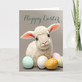 Lilla lampa med Påskägg Helgdag Card Helgkort