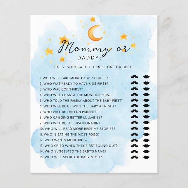 Lilla Lejon sin Mamma eller pappa Baby Shower (Framsida)