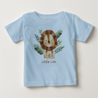 Lilla Lejona Baby T-Shirt: Underbart brun Lejon De T Shirt