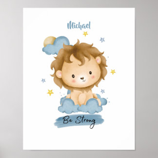 Lilla lektioner Lejon från molnet Poster