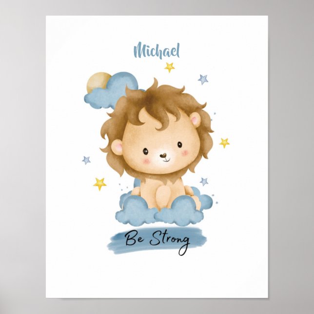 Lilla lektioner Lejon från molnet Poster (Framsidan)