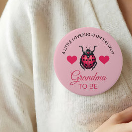 Lilla LoveBug är på väg Nyckelpigan Mormor att bli Knapp