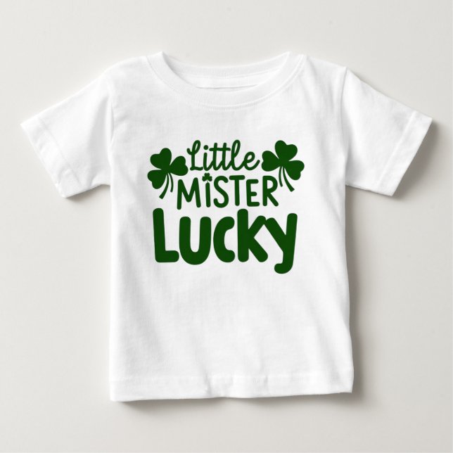 Lilla Lucky - söta shamrocker T Shirt (Framsida)