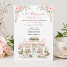 Lilla Mademoiselle Parisiskt kafé - Baby Shower