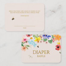 Lilla mamma till Bee Baby Shower Diaper