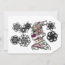 Lilla man-vinter julkort