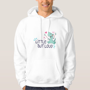 Lilla men högt hoodie