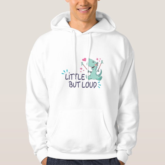 Lilla men högt hoodie (Framsida)