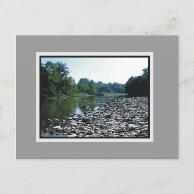 Lilla Miami River, Cincinnati. Ohio Vykort (Framsida)