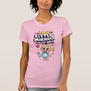 Lilla Miracle på vägen. Gravid Celebrate T Shirt