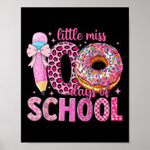 Lilla miss 100 dagar Smarter Girls Donut 100 dagar Poster