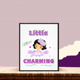 Lilla miss charming fototryck