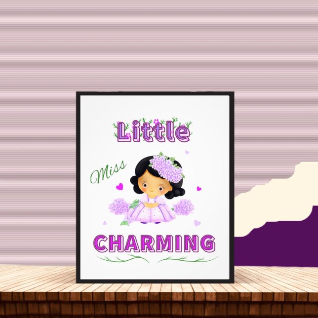 Lilla miss charming fototryck (Skapare uppladdad)