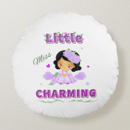 Lilla miss charming rund kudde