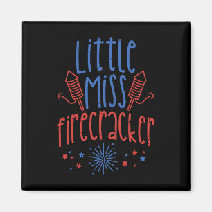 Lilla miss Firecracker, 4:e juli Patriot Magnet