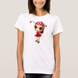 Lilla miss Ladybug Kvinnors T-shirt