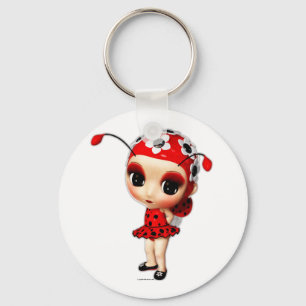 Lilla miss Ladybug Nyckelring