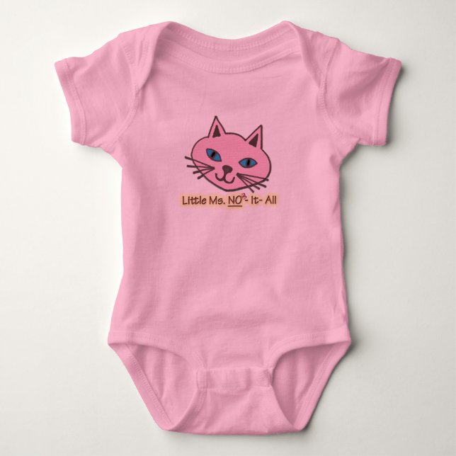 Lilla miss Nej, allt T-shirt (Framsida)