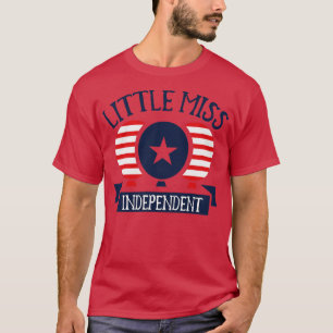 Lilla miss Oberoende 4:e July T Shirt
