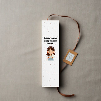 Lilla miss Smut Reader Card-bokmärke