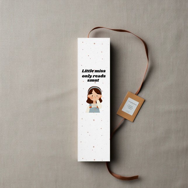 Lilla miss Smut Reader Card-bokmärke (Skapare uppladdad)