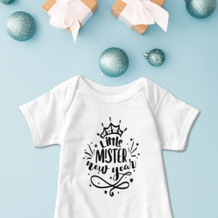 Lilla mister nyår söt t shirt