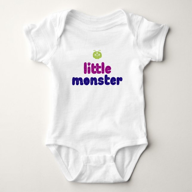 Lilla Monster. T Shirt (Framsida)