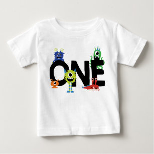 Lilla Monsters pojkvän första födelsedag T Shirt