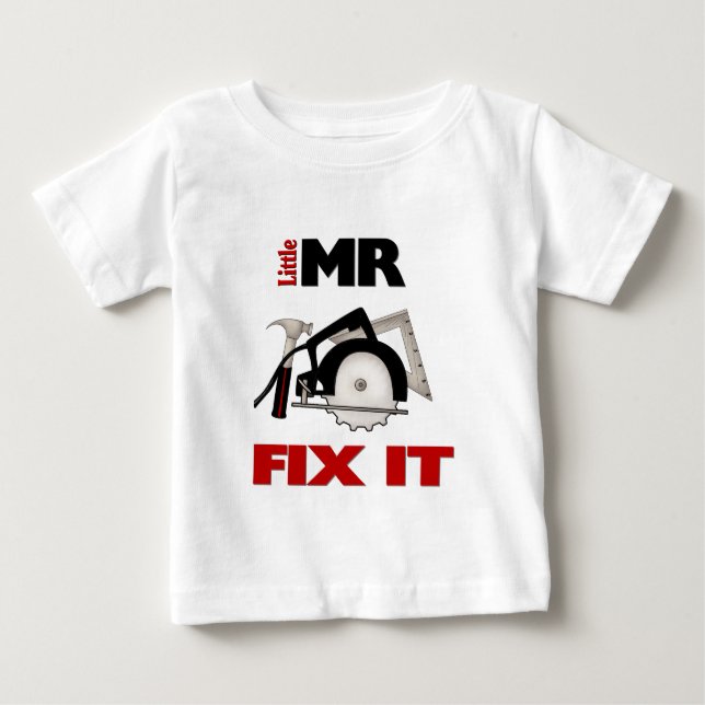 Lilla Mr. Korrigera det Tee Shirt (Framsida)