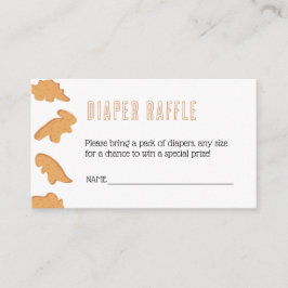 Lilla Nugget Baby Shower Diaper Raffle Card Tilläggskort