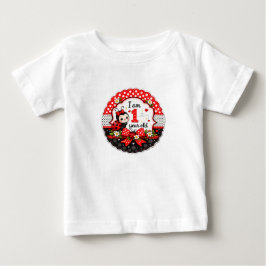 Lilla Nyckelpigas 1-års Födelsedagsfest T Shirt