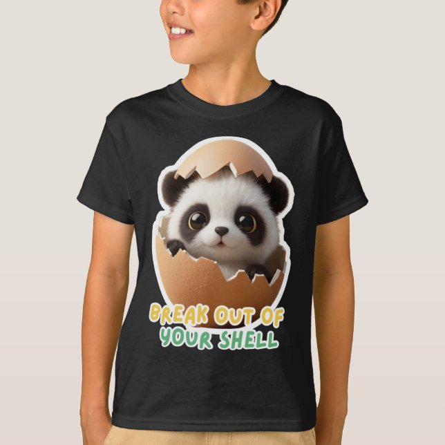 Lilla Panda@break från din Snäcka T Shirt (Framsida)