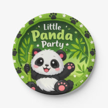 Lilla Panda Party Pappers Tallrikar