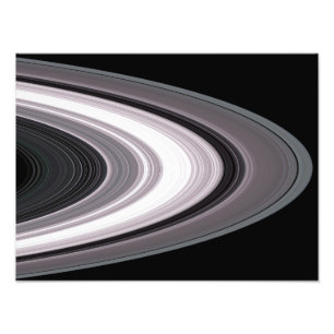 Lilla partiklar i ½ s för Saturnï ¿  rin Fototryck