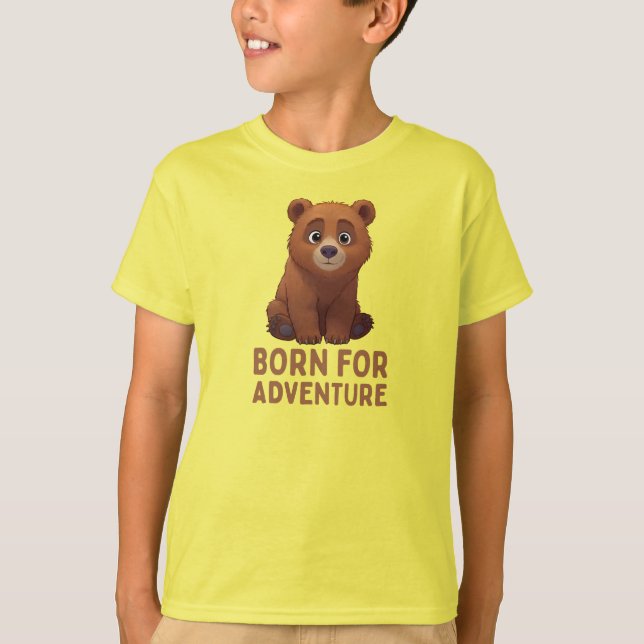 Lilla Paw "Född För Äventyr" T Shirt (Framsida)