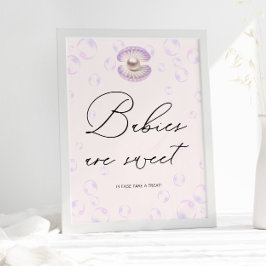 Lilla Pearl Spädbarn är sötbabyskor Poster