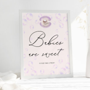 Lilla Pearl Spädbarn är sötbabyskor Poster